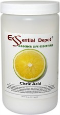 Citric Acid Powder - Anhydrous - 32 oz 2 lbs in a Quart Container