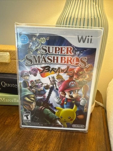 Super Smash Bros Brawl Nintendo Wii Game Brand New Factory Sealed