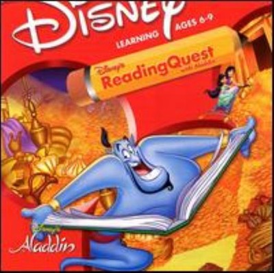 Disneys Reading Quest with Aladdin PC MAC CD learn to read words phonics game!