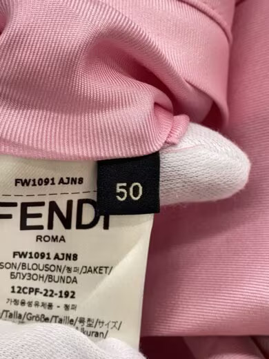FENDI/Blouson/Size 50/Silk/Pink/All-over Print/FW1091 thumbnail 4