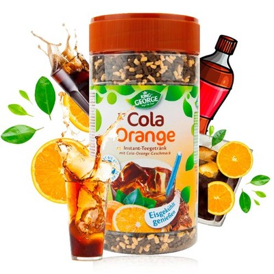 KING GEORGE Instant Tee Cola Orange 12 x 400g Getränkepulver Erfrischungsgetränk