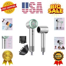 Hair Dryer - 150000 RPM High-Speed Brushless Motor Negative Ionic Blow Dryer ...