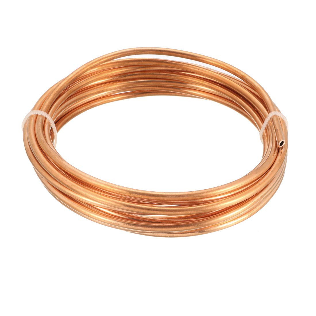 Refrigeration Tubing, 1/8" OD X 5/64" ID X 9.8 Ft Soft Coil Copper Tubing