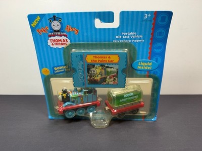 Thomas & Friends Tank Engine Take Along THOMAS & THE PAINT CAR 2005 Train