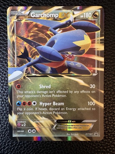 Garchomp EX - XY167 - XY Black Star Promos LP, English Pokemon Promos