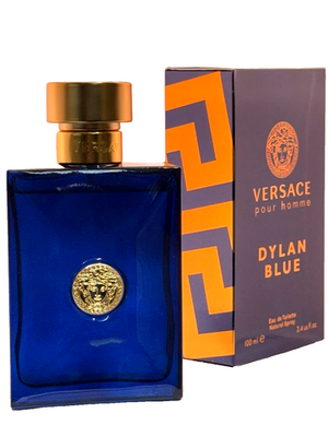 #ad Versace Dylan Blue Pour Homme Eau De Toilette 3.4 oz 100 ml Men#x27;s Spray $49.00