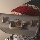 VTG Samsonite Streamlite Blue Solid Hard-Sided Suitcase w/ Lock no key preowned — photo 2