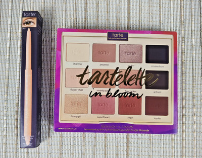 Tarte Tartelette In Bloom Eyeshadow Palette 12 Shades + Fake Awake Eye Highlight