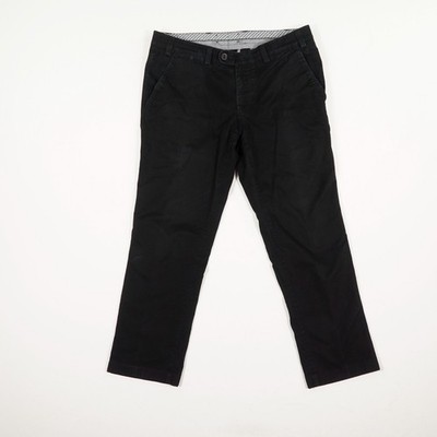 EUREX BRAX JAN Herren Chino Hose Gr. 50/ 255U schwarz tapered low Waist Stretch