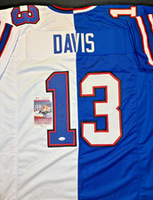 GABRIEL DAVIS SIGNED #13 SPLIT CUSTOM JERSEY - Size XL (JSA W/COA) Buffalo Bills