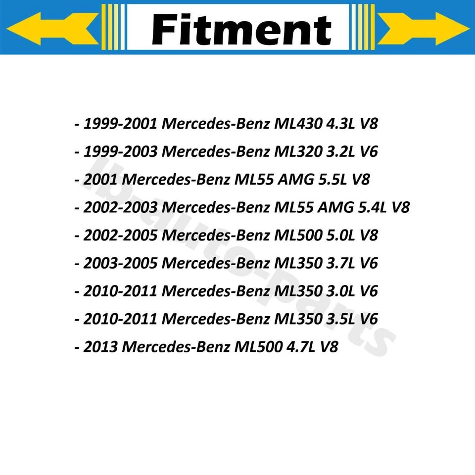 2X Manguera de línea de freno delantero primera parada para Mercedes-Benz ML320 1999-2003 Foto 2 de 4