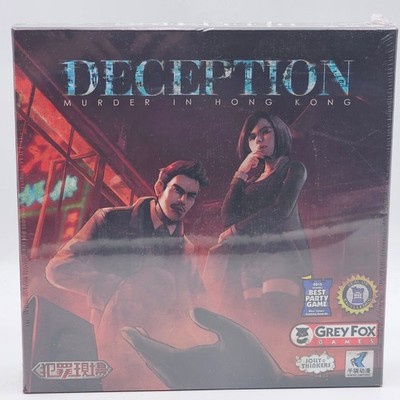 Deception Murder In Hong Kong Board Game Grey Fox Games Jolly Thinkers Sealed