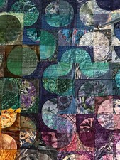 Handmade Pieced and Machine Quilted Wallhanging 30" x 33"