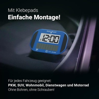 Elektronische Parkscheibe mit Solarpanel digitale Parkuhr CE,RoHs  KBA-Zulassung