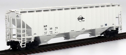 Tolva cubierta Intermountain 653116-05 escala N Missouri Pacific 4750 pies cúbicos 3 bahías | Zustand: New