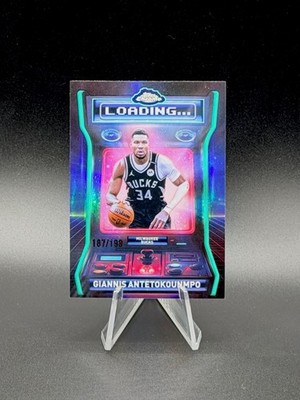 GIANNIS ANTETOKOUNMPO 2025-26 Topps Chrome Loading... Aqua Refractor 187/199