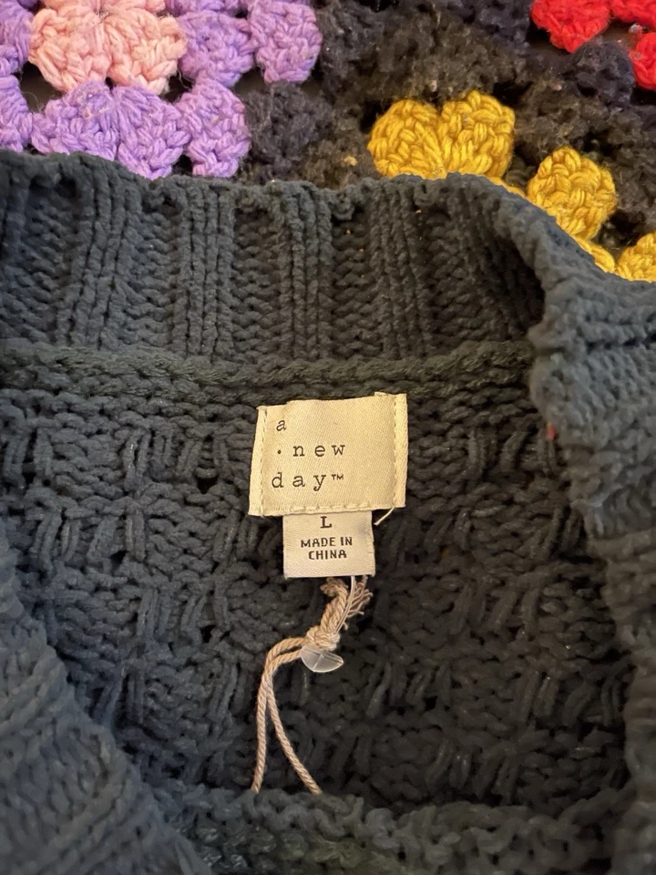 Suéter azul para mujer A New Day talla grande nuevo Foto 4 de 4