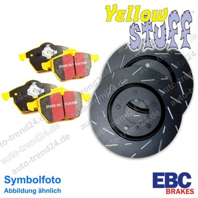EBC Black Dash Bremsscheiben & Beläge vorne für Geely Vision Bj. 2009-2025