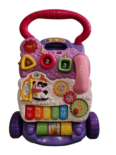 VTech Sit-to-Stand Learning Walker, Removable Activity Center, Lavender