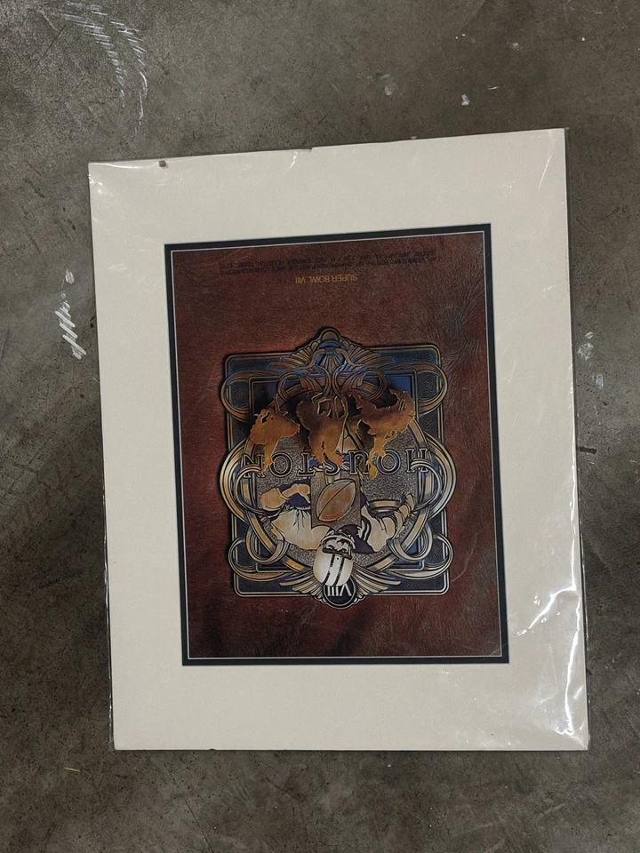 vintage 1973-1974 NFL SUPER BOWL VIII PROGRAMA MINNESOTA VIKINGS v MIAMI DOLPHINS - Imagem 2 de 2