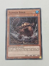 Yu-Gi-Oh Einzelkarte Flinker Biber bespielt