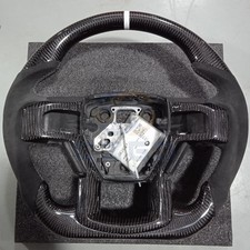 Customized Carbon Fiber Suede Steering Wheel For 19 F150 Xlt Roush Nitemare Customized Carbon Fiber Suede Steering Wheel For 19 F150 Xlt Roush Nitemare