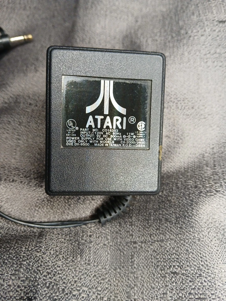 Atari 2600 Original OEM Power Supply - CO16353 - Clean, Untested  - Image 3 of 4