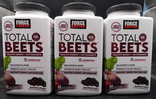 3pk Force Factor Total Beets Acai Berry 60 Chews ea Exp 6/27 New Sealed