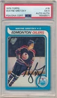 WAYNE GRETZKY 1979/80 TOPPS #18 RC ROOKIE SIGNED AUTOGRAPH PSA 5 PSA DNA AUTO SP