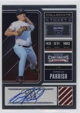 2018 Elite Extra Edition USA Collegiate Ticket Signatures /99 Drew Parrish Auto