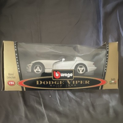Bburago 1/24 Dodge VIPER RT/10  1992 White Made In Italy Bijoux Collection 1525
