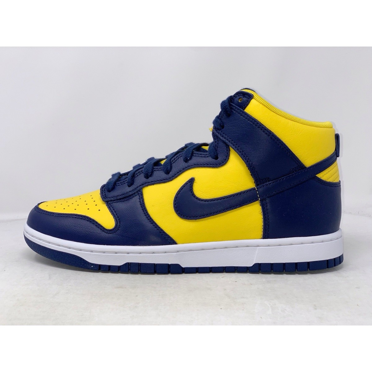 Nike Dunk High 'Michigan' Maize Blue Sneakers, Size 10 BNIB HF3143