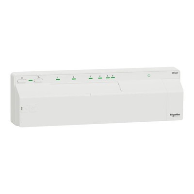 Wiser Zigbee Verteilerleiste 16-fach weiß Smart Home Fußbodenheizung