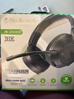 Skullcandy Crusher PLYR 720 Wireless THX Headset Xbox Black/Green