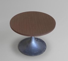 Tavolino Basso da Caffè Tulip Vintage Anni 60 / 70 Modernariato Space Age Design