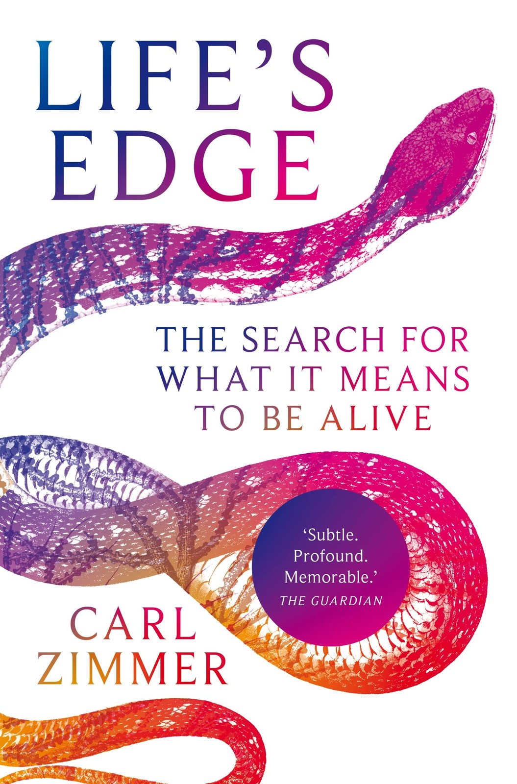 Life's Edge: The Search for What It Means to Be Alive by Carl Zimmer PAPERBACK - Image 6