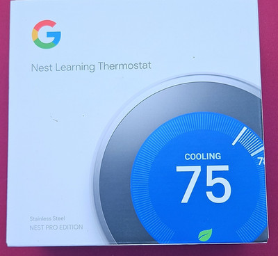 Google Nest Learning Thermostat Pro Edition - Stainless Steel