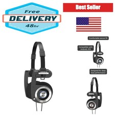 Koss Porta Pro On-Ear Headphones Wired 3.5mm Retro 80s Open-Back with Case