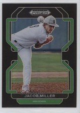 2022 Panini Prizm Draft Picks Black Prizm Jacob Miller #PDP46 18d9