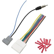 20Pin Wiring Harness for Nissan Radio Wire Antenna Adapter Kit Compatible with