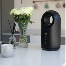 TCP 1500W Black Freestanding Smart Dry Digital Fan heater