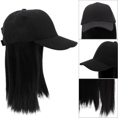  Cap Mit Haaren Perücken Für Frauen Weiblicher Hut Kostümzubehör Damen