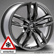 17 Zoll DX5 Alufelgen 7,5x17 5x112 ET45 in anthrazit für Audi