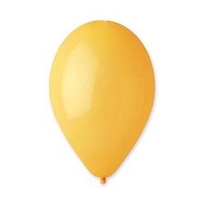 10 BALLONS LATEX BIO 33CM JAUNE MOUTARDE