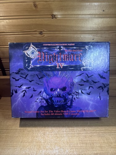 Vtg 1991 Nightmare VHS Board Game With All 3 Expansions Very Rare 1-4 - Picture 11 of 13