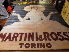 MANIFESTO ORIGINALE/VINTAGE POSTER  MARTINI  Dudovich 1950(partially restored)
