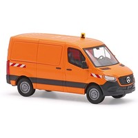 Busch H0 53407 Mercedes-Benz Sprinter Kurzer Radstand/Flachdach, Orange / 1:87