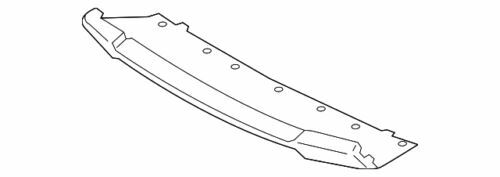 Cubierta central sin faros antiniebla para Ford EcoSport 2018-2021 (P/N GN1Z-17D957-NB)