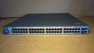 HP J8693A 3500yl-48G Gigabit 48-Port PoE Managed LAN 4x SFP Switch -NO RACK EARS