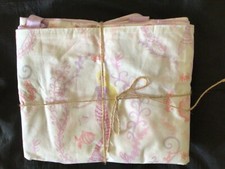 POTTERY BARN KIDS MERMAID DUVET COVER TWIN WHITE/PINK/LAVENDER NEW NO TAGS